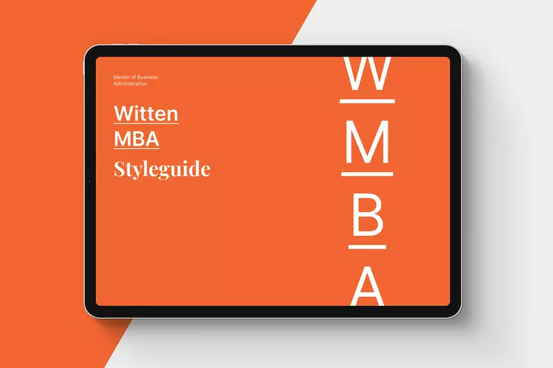 Universität Witten/Herdecke MBA Styleguide
