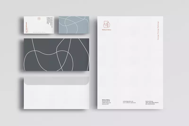 Weihard Zähne Corporate Design