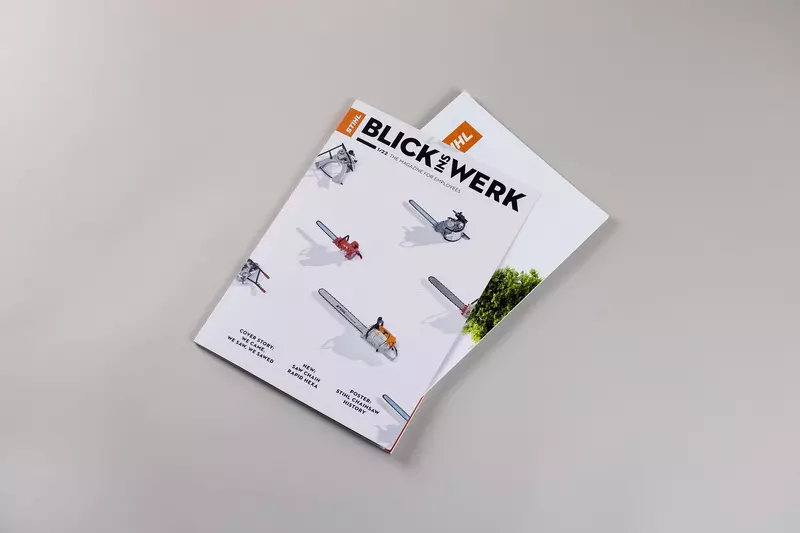 STIHL Blick ins Werk Mitarbeitermagazin 1-2022