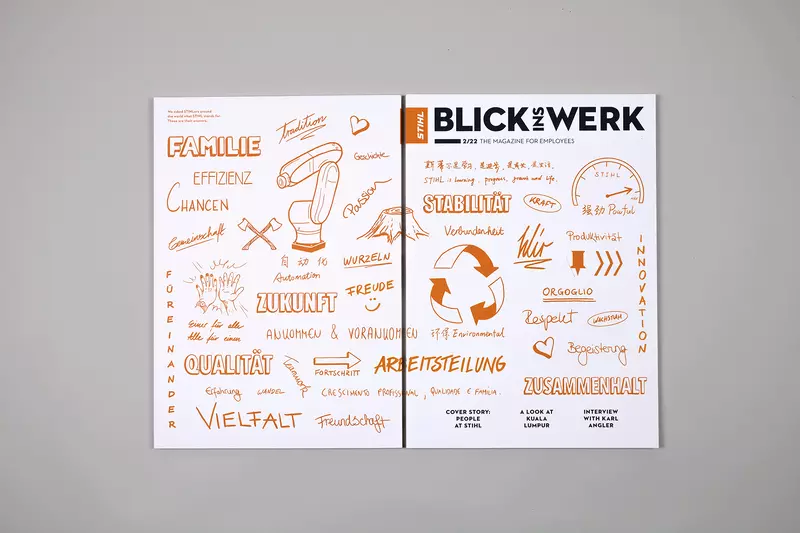 STIHL Blick ins Werk Mitarbeitermagazin 2-2022