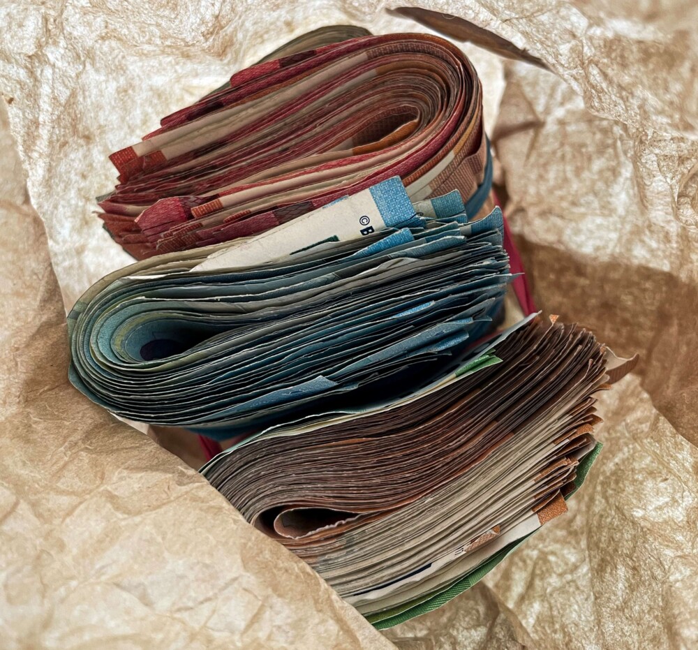 image of a bundle of money