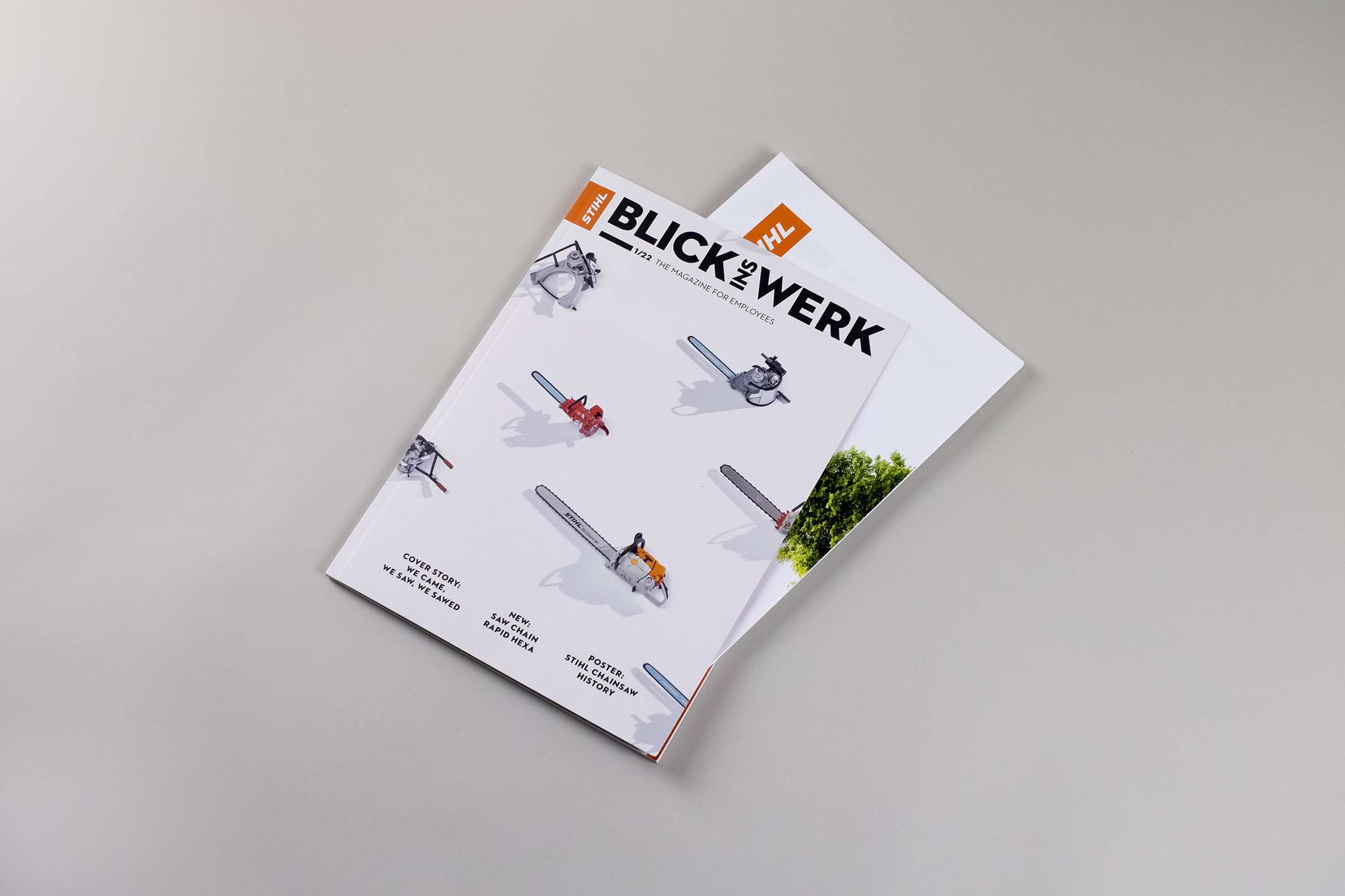 STIHL Blick ins Werk Mitarbeitermagazin 1-2022