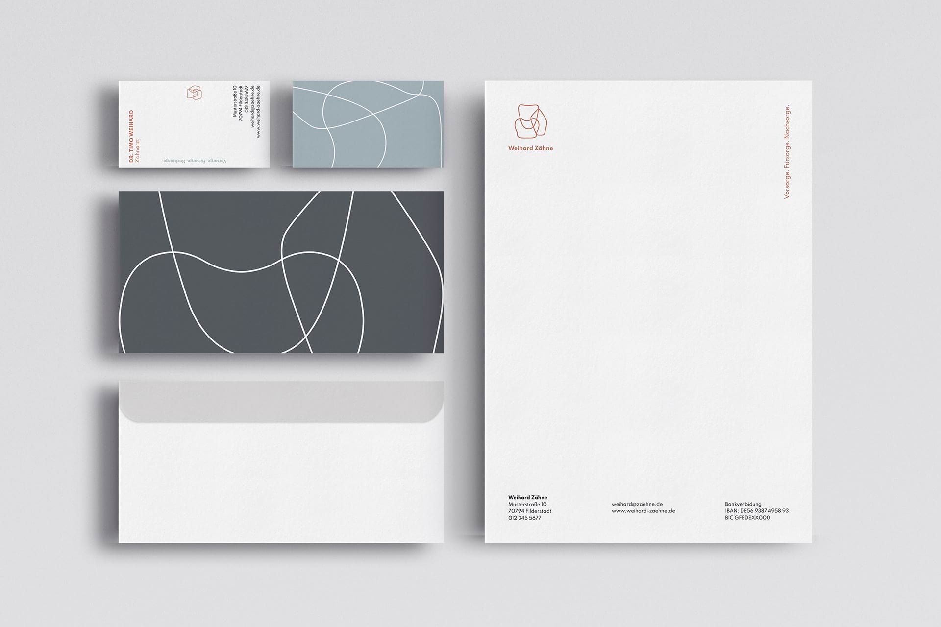 Weihard Zähne Corporate Design