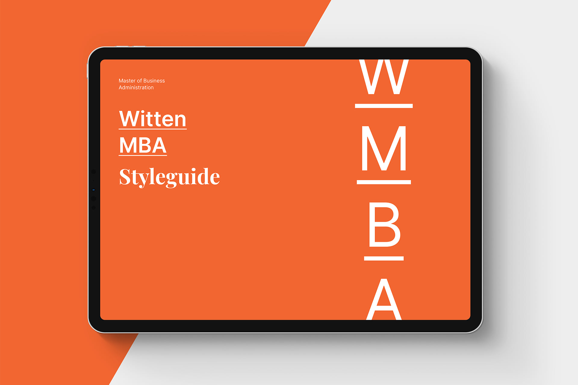 Universität Witten/Herdecke MBA Styleguide